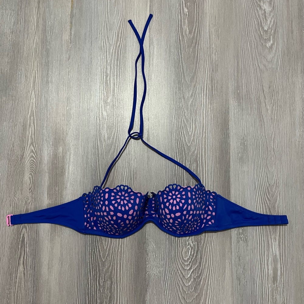 Shade & shore laser cut lace bandeau size 36B